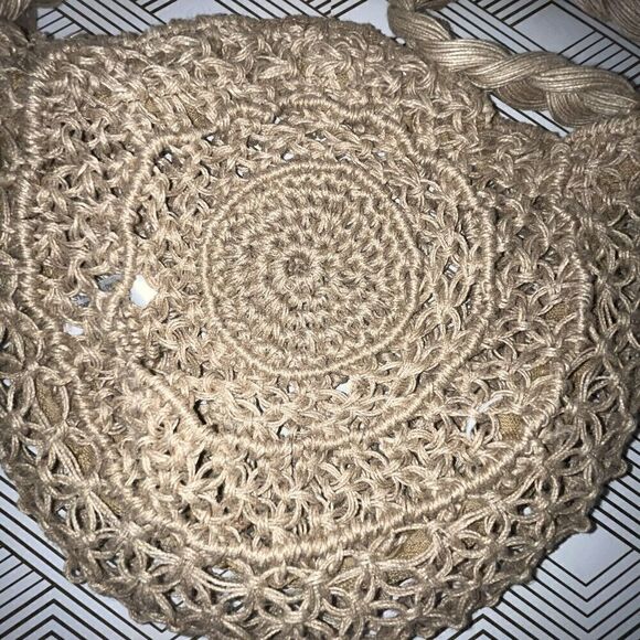 Woven Straw‎ Bag Braided Jute Shoulder Handbag - Picture 2 of 11